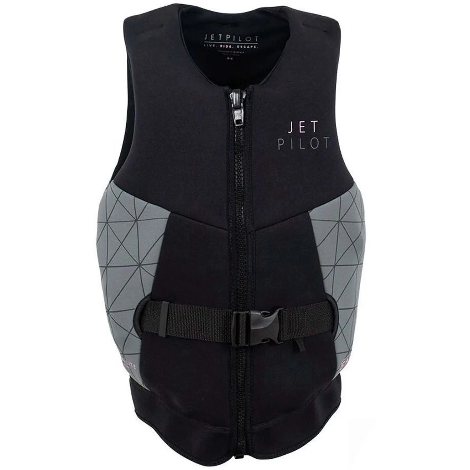 2022 JETPILOT CAUSE LADIES VEST - BLACK