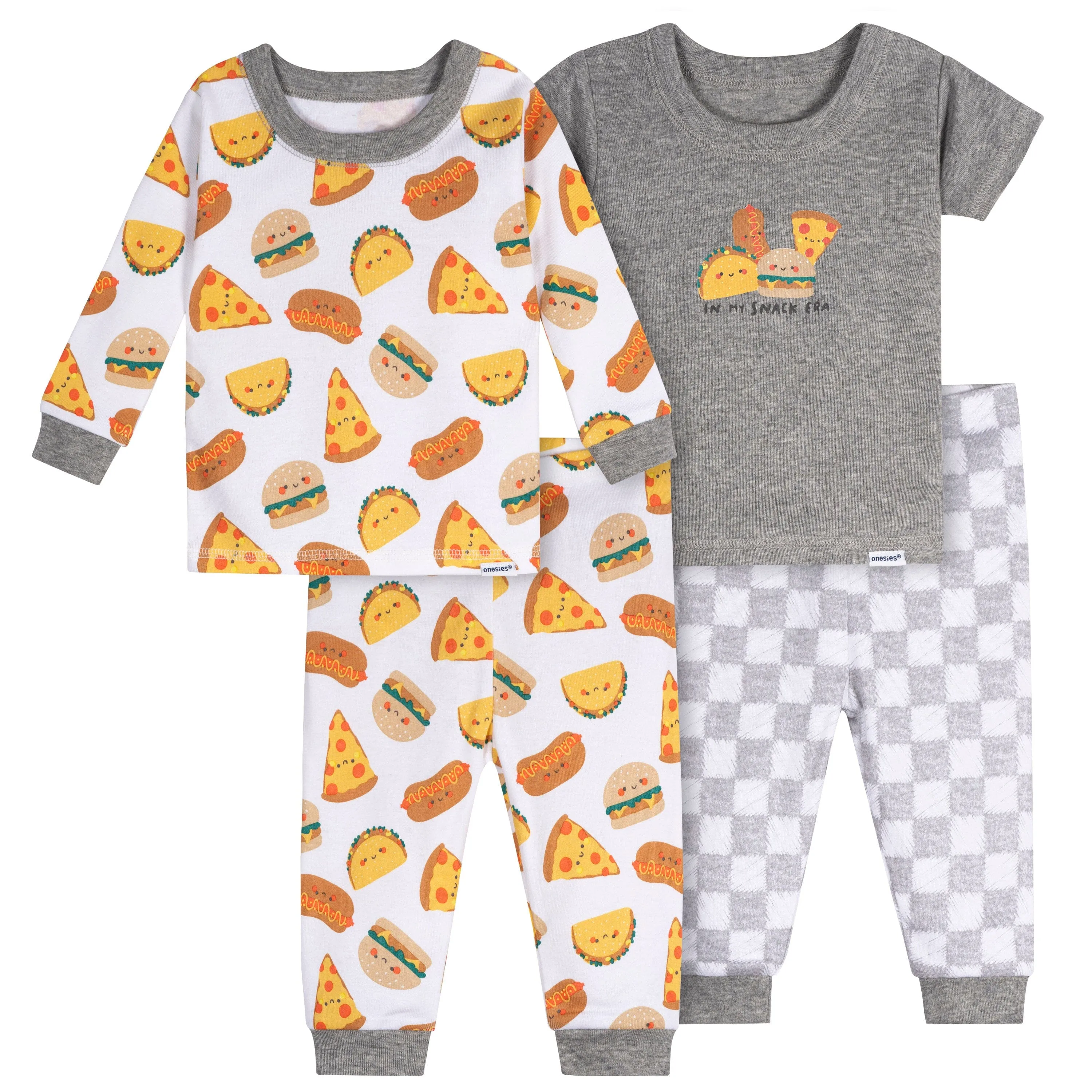 4-Piece Baby Boys Treats Pajamas Sets