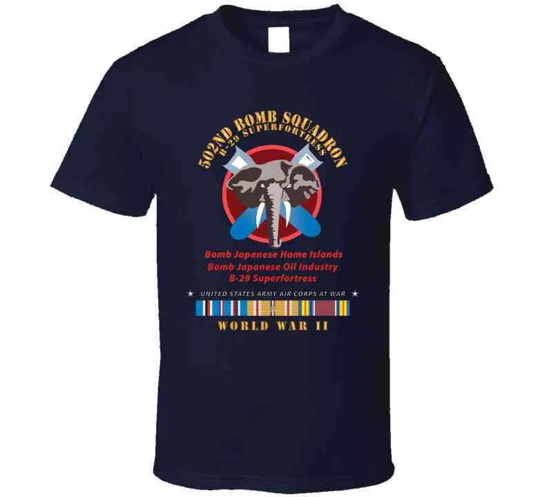 502nd Bomb Squadron - B-29 Superfortress - Campaigns - World War Ii W Pac Svc X 300 Classic T Shirt, Crewneck Sweatshirt, Hoodie, Long Sleeve