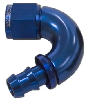 510 Series Full Flow Tight Radius Push Lock 150° Hose End -6AN AF515-06