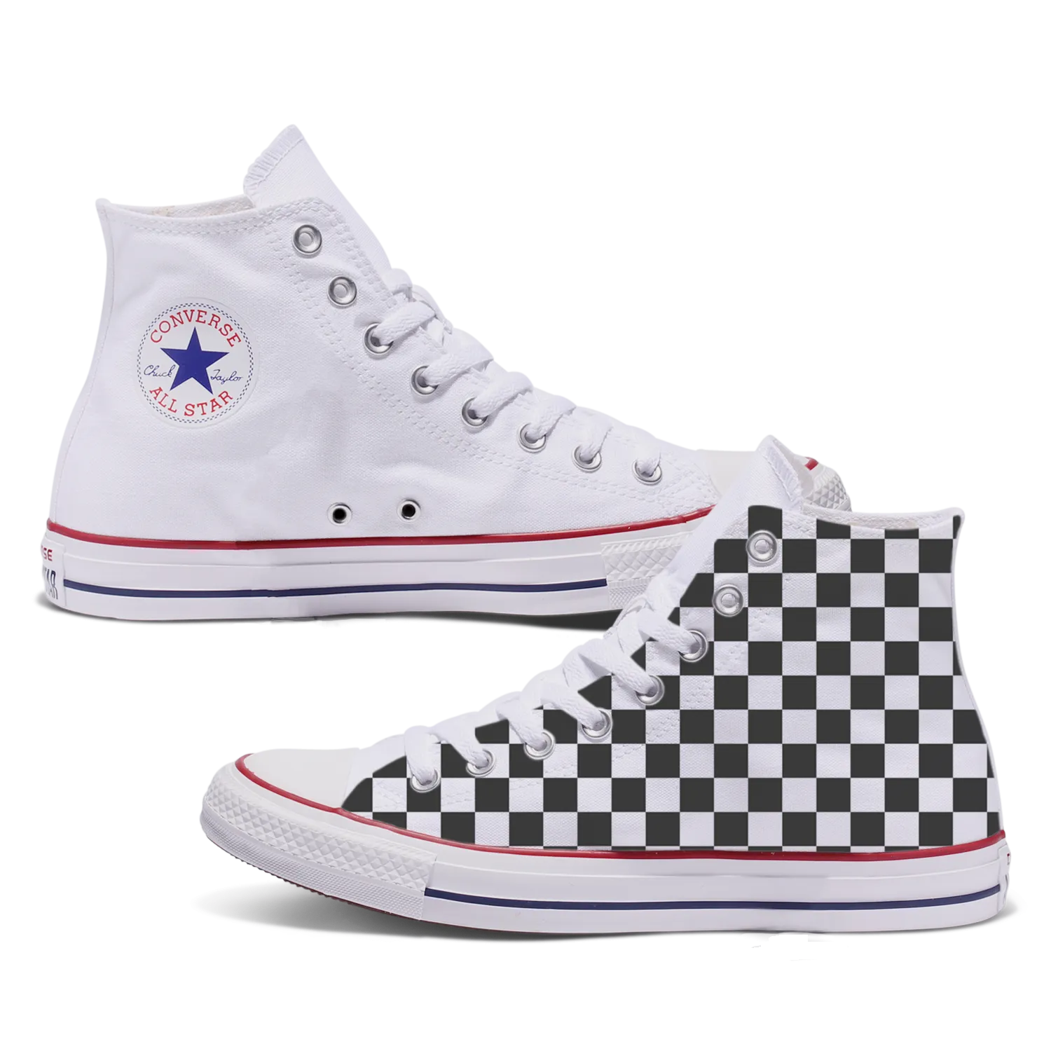 Adult Checkered Converse