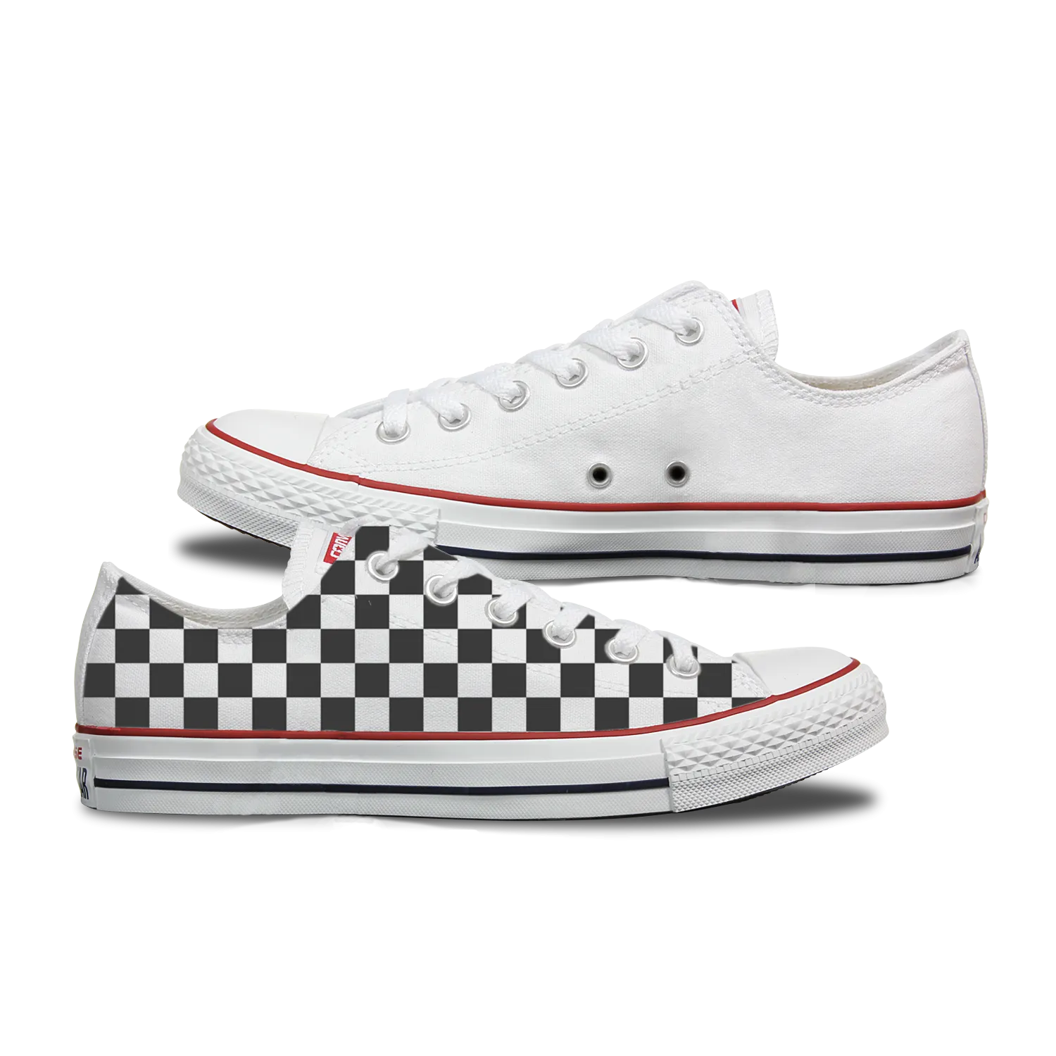 Adult Checkered Converse