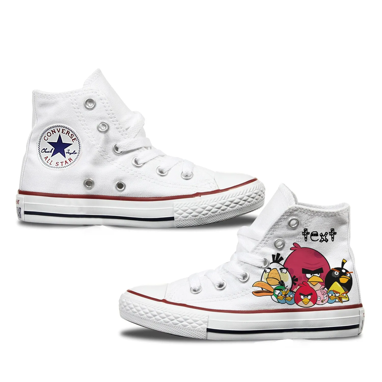 Angry Birds Personalised Converse