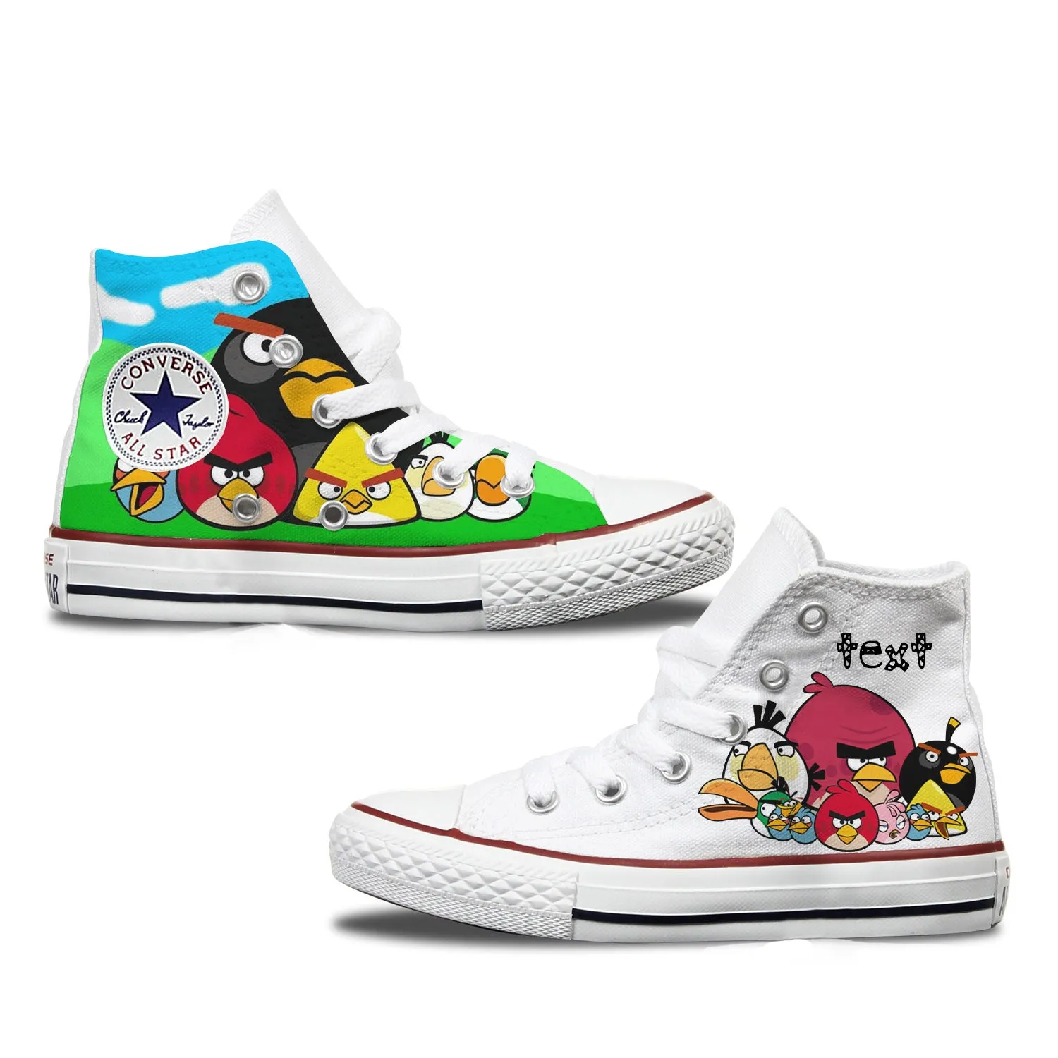 Angry Birds Personalised Converse