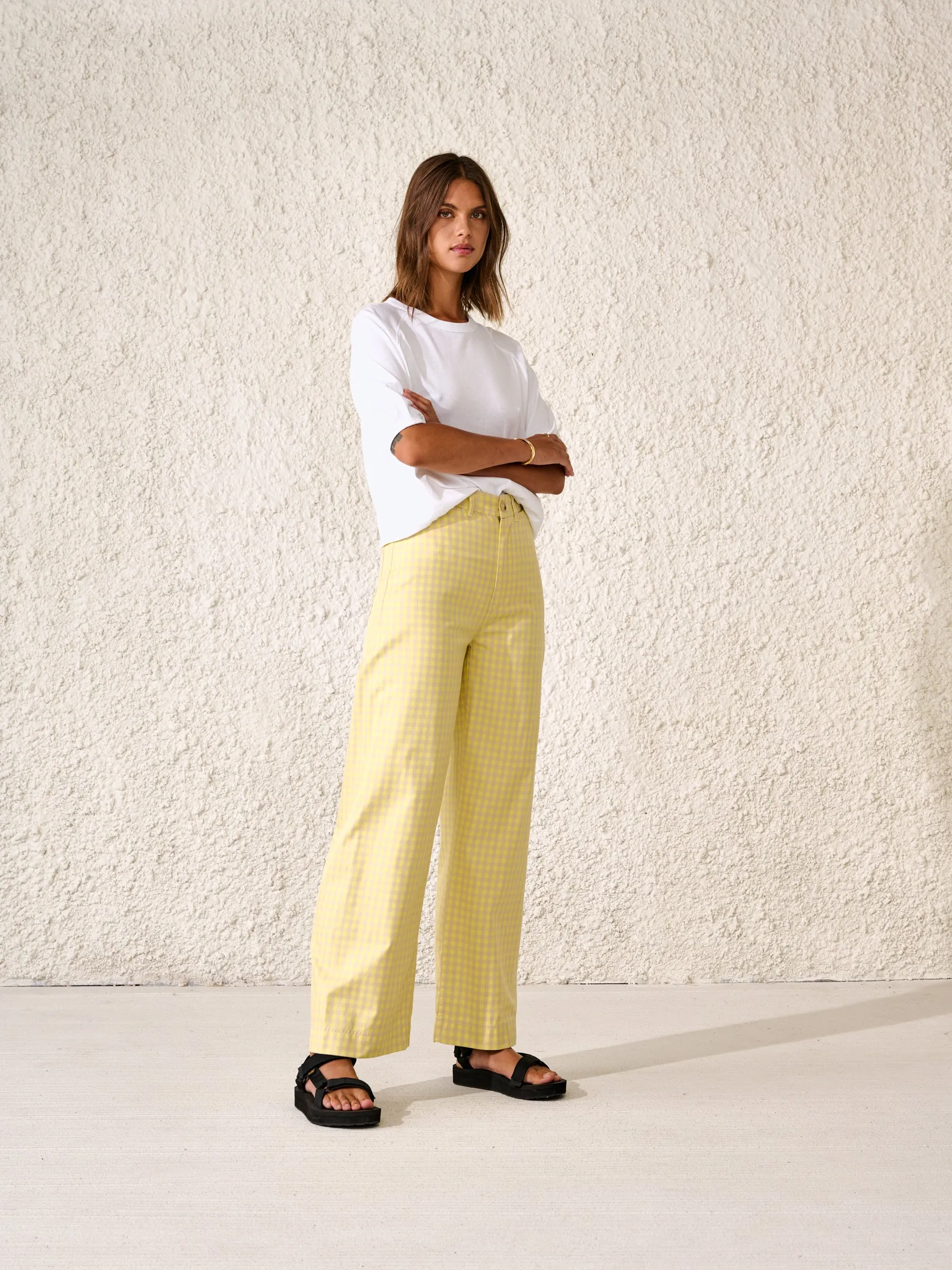 Bellerose - Lottie Pants: Yellow Check