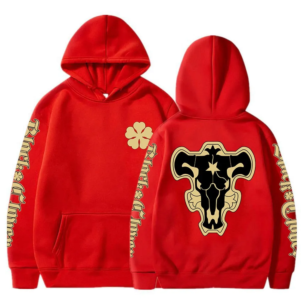 Black Bulls Hoodie Black Clover (Colors Available)