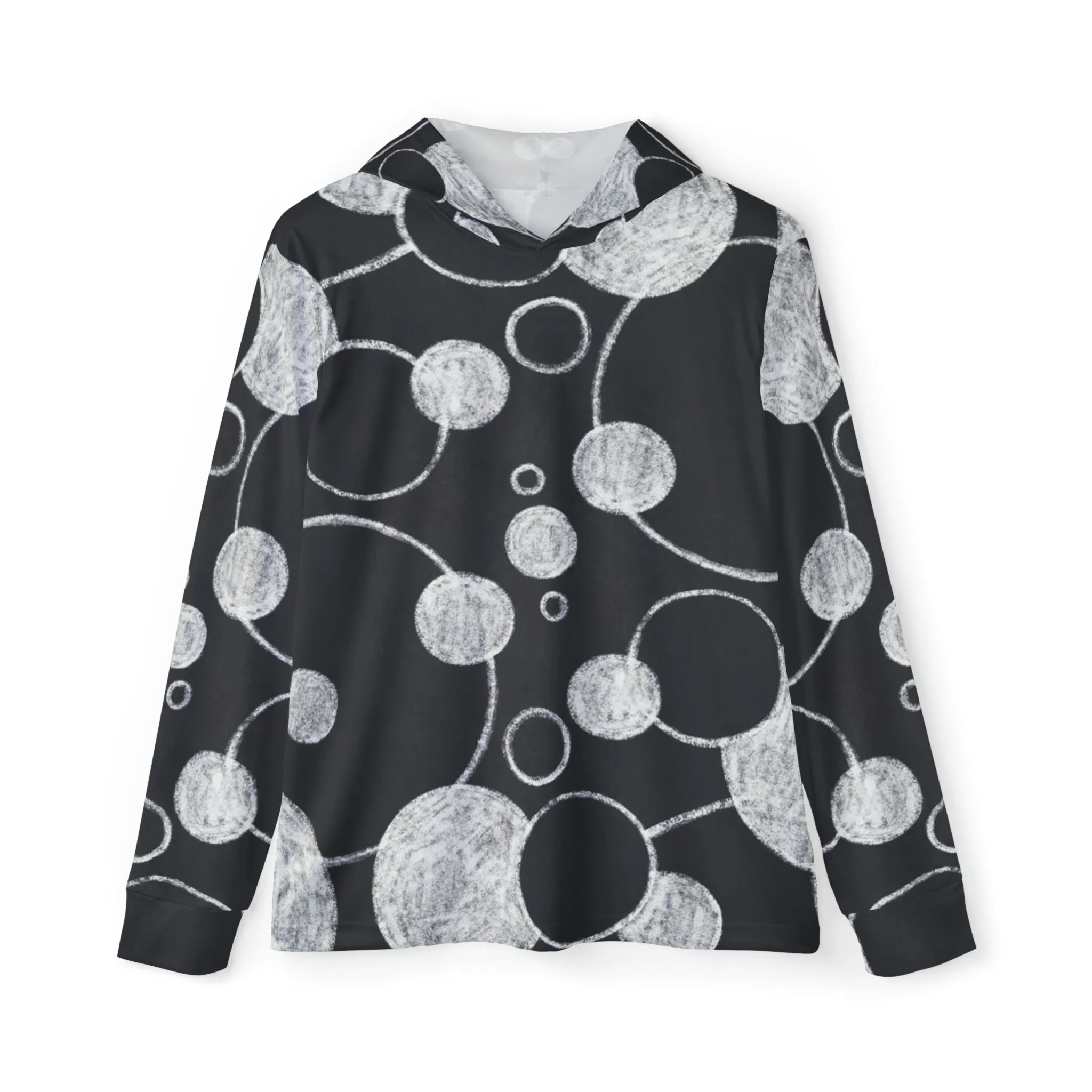 Black Dots - Men's Sports Warmup Hoodie