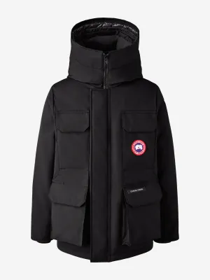 Canada Goose Kids Down Padded Expedition Parka in Black