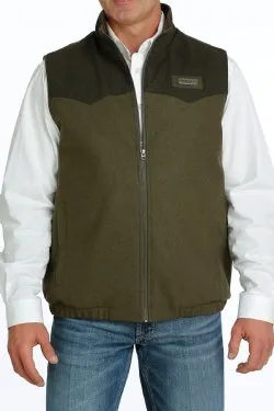 Cinch Men's Conceal Carry Blanket Lined Wooly Vest