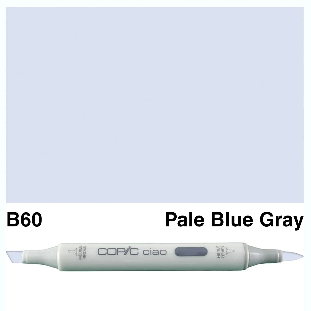 Copic Ciao Marker B 60 Pale Blue Gray