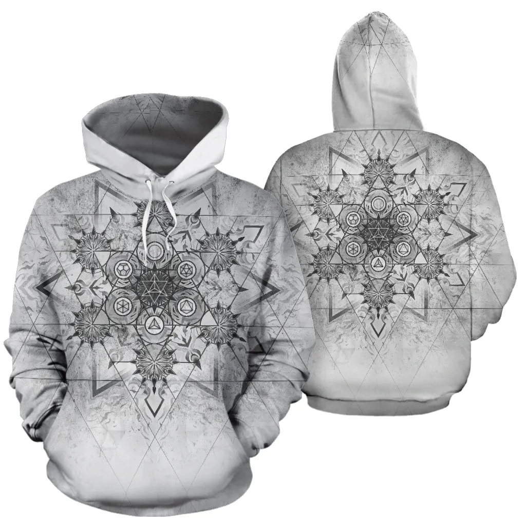 Elements of Sacred Geometry - Grey | Hoodie | Mandalazed