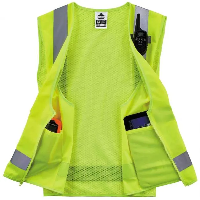 Ergodyne GloWear 8249Z Type R Class 2 Economy Hi-Vis Surveyors Vest - Lime