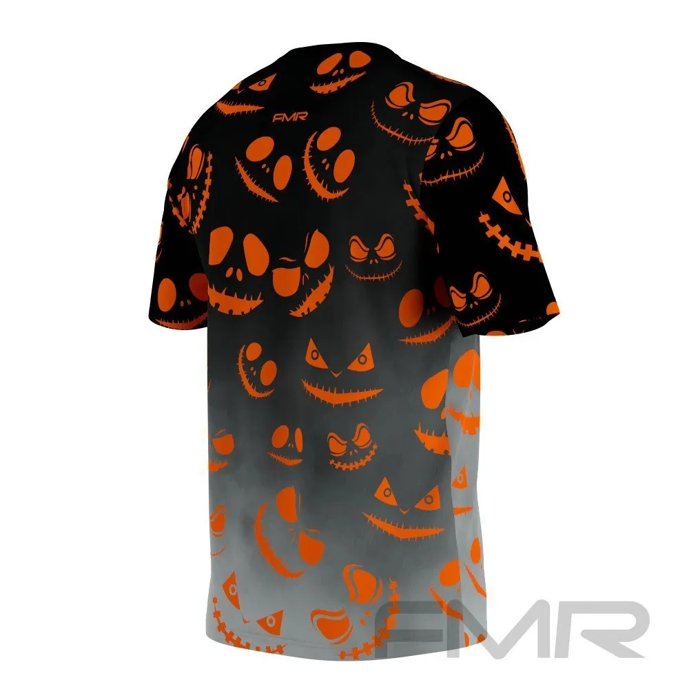 FMR Men's Halloween Print Short Sleeve Running Shirt