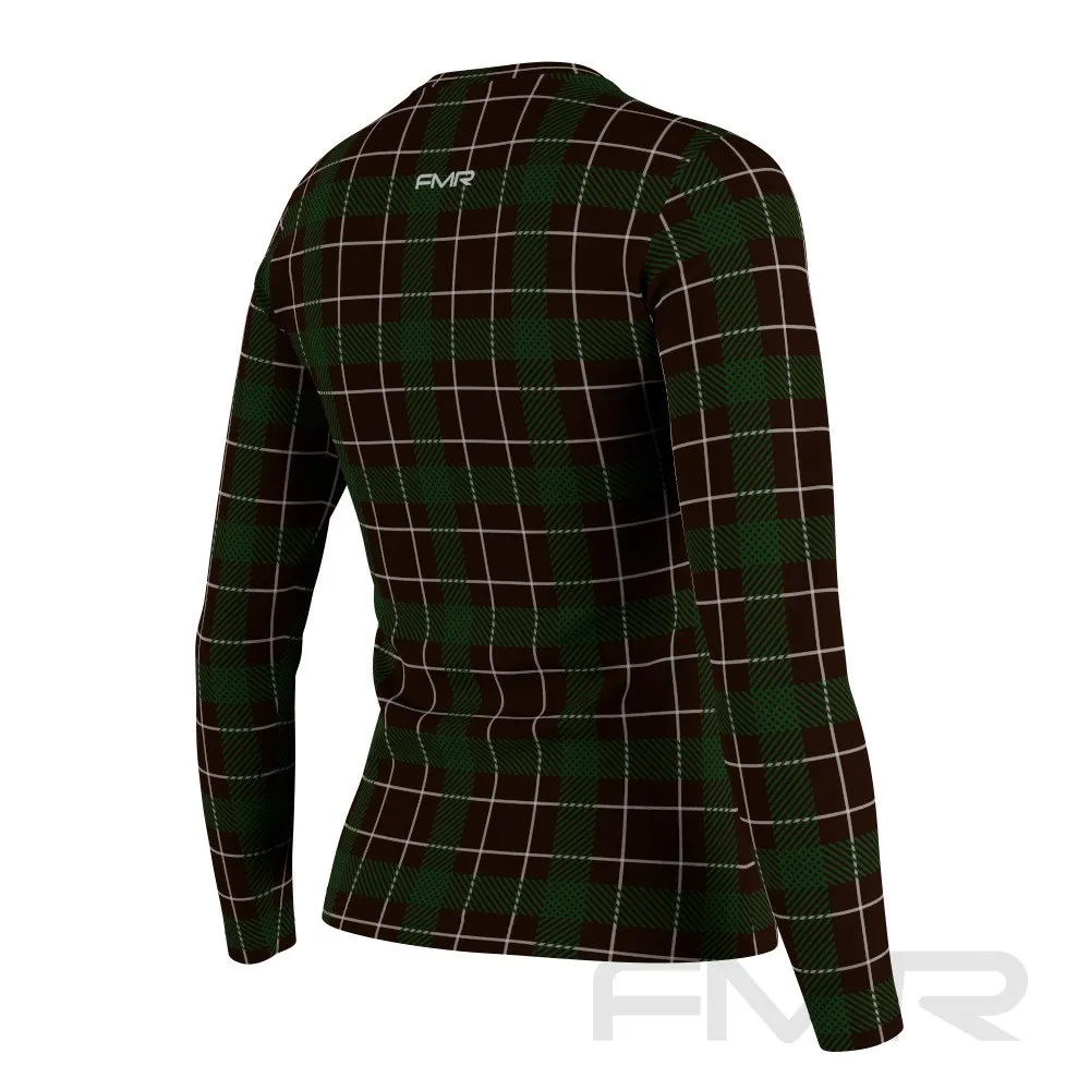 FMR Women's Green Check Performance Long Sleeve Shirt