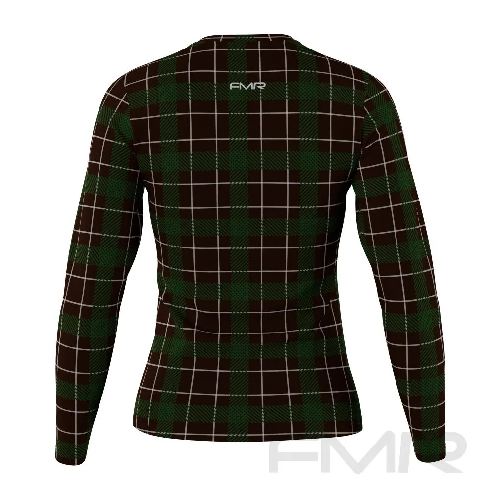 FMR Women's Green Check Performance Long Sleeve Shirt