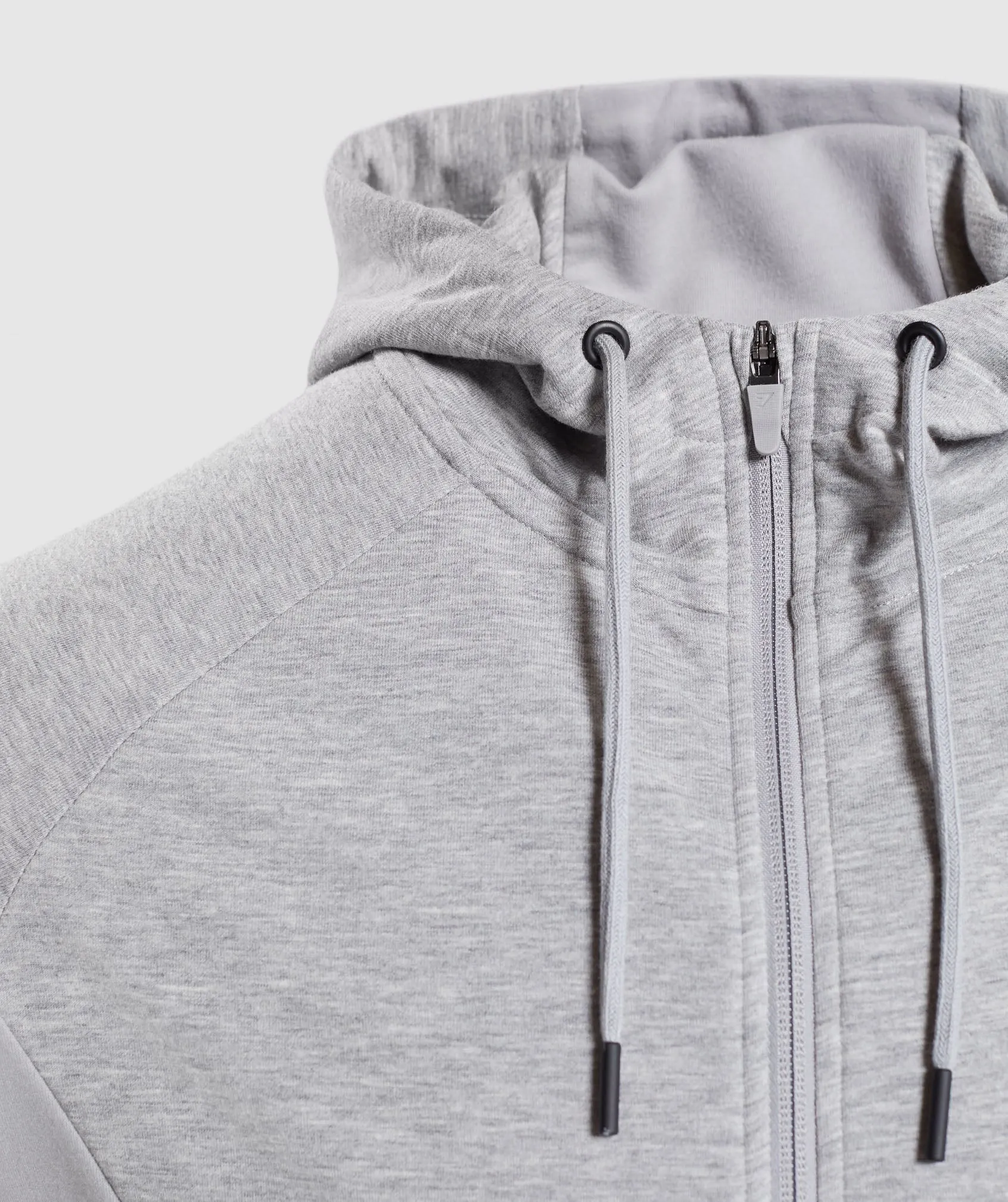 Gymshark Revive Zip Hoodie - Light Grey/Light Grey Marl