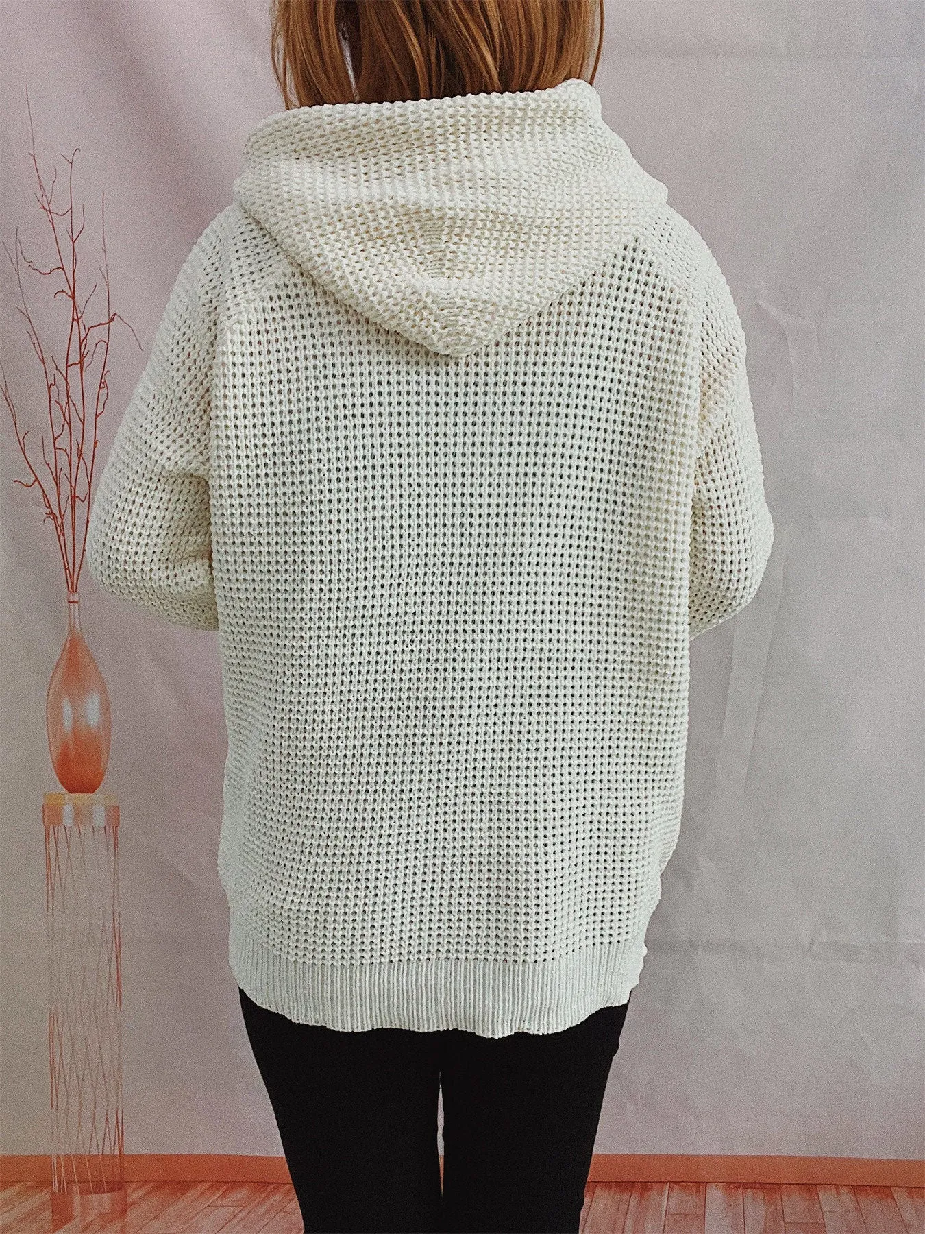 Hooded Knit Sweater