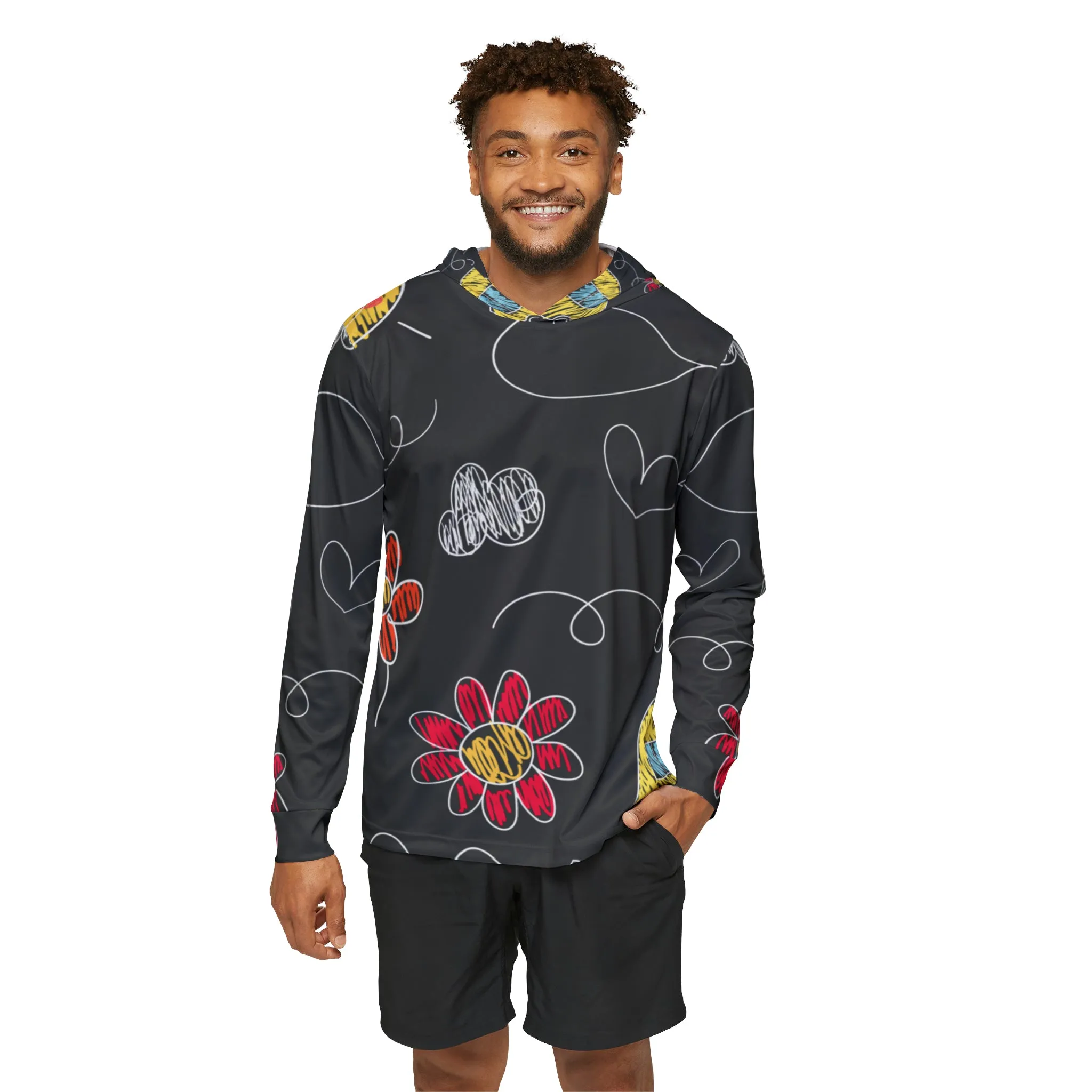 Kids Doodle Playground - Men's Sports Warmup Hoodie