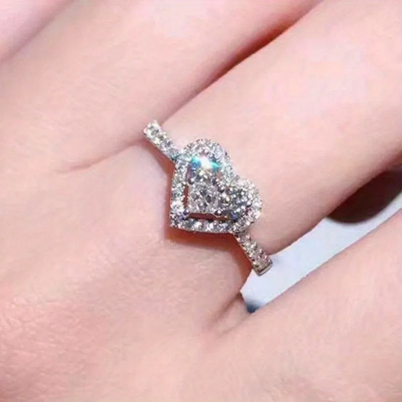 Love Heart  Shiny  Ziroon  Promise Ring