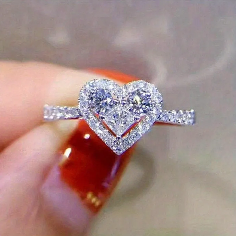 Love Heart  Shiny  Ziroon  Promise Ring