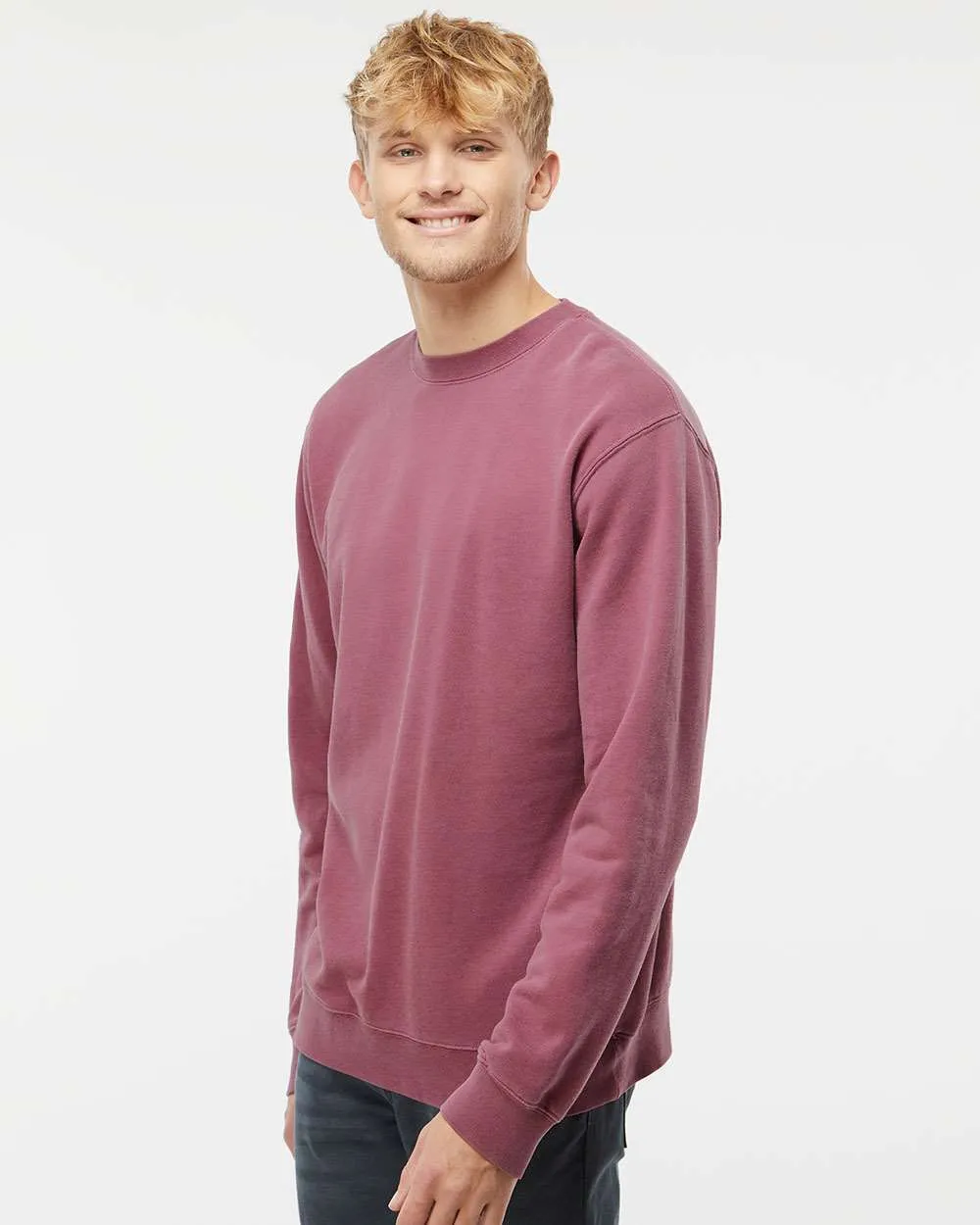 Midweight Pigment-Dyed Crewneck Sweatshirt