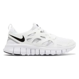 Nike Kid's Free Run 2 Shoes - White / Wolf Grey / Black