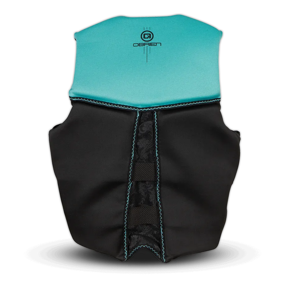 OBrien 2024 Womens Flex V-Back CGA Wake Vest-Teal/Black