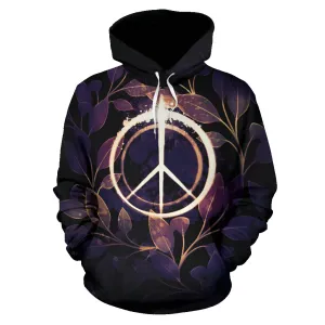 Peace with Leaves | Hoodie | Mandalazed