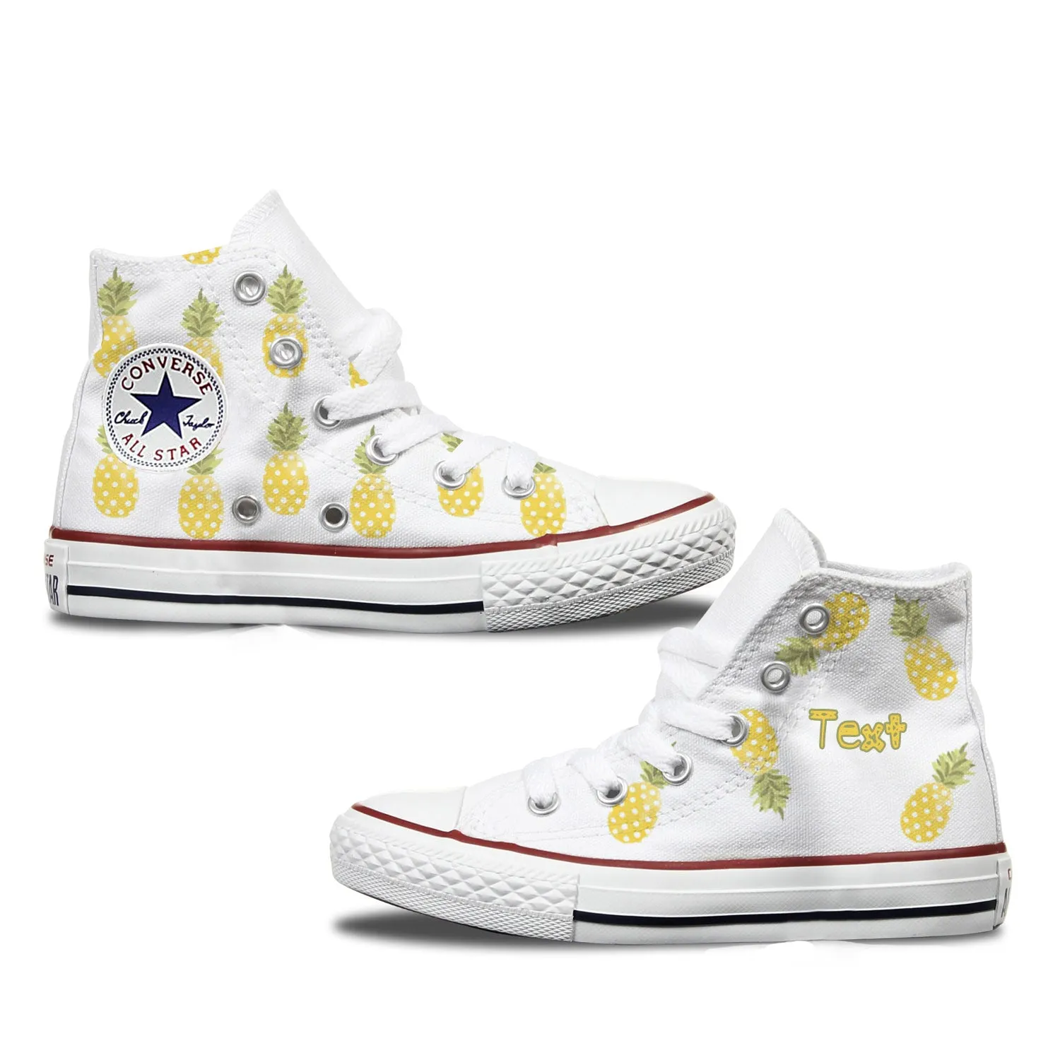 Pineapple Kids Custom Converse