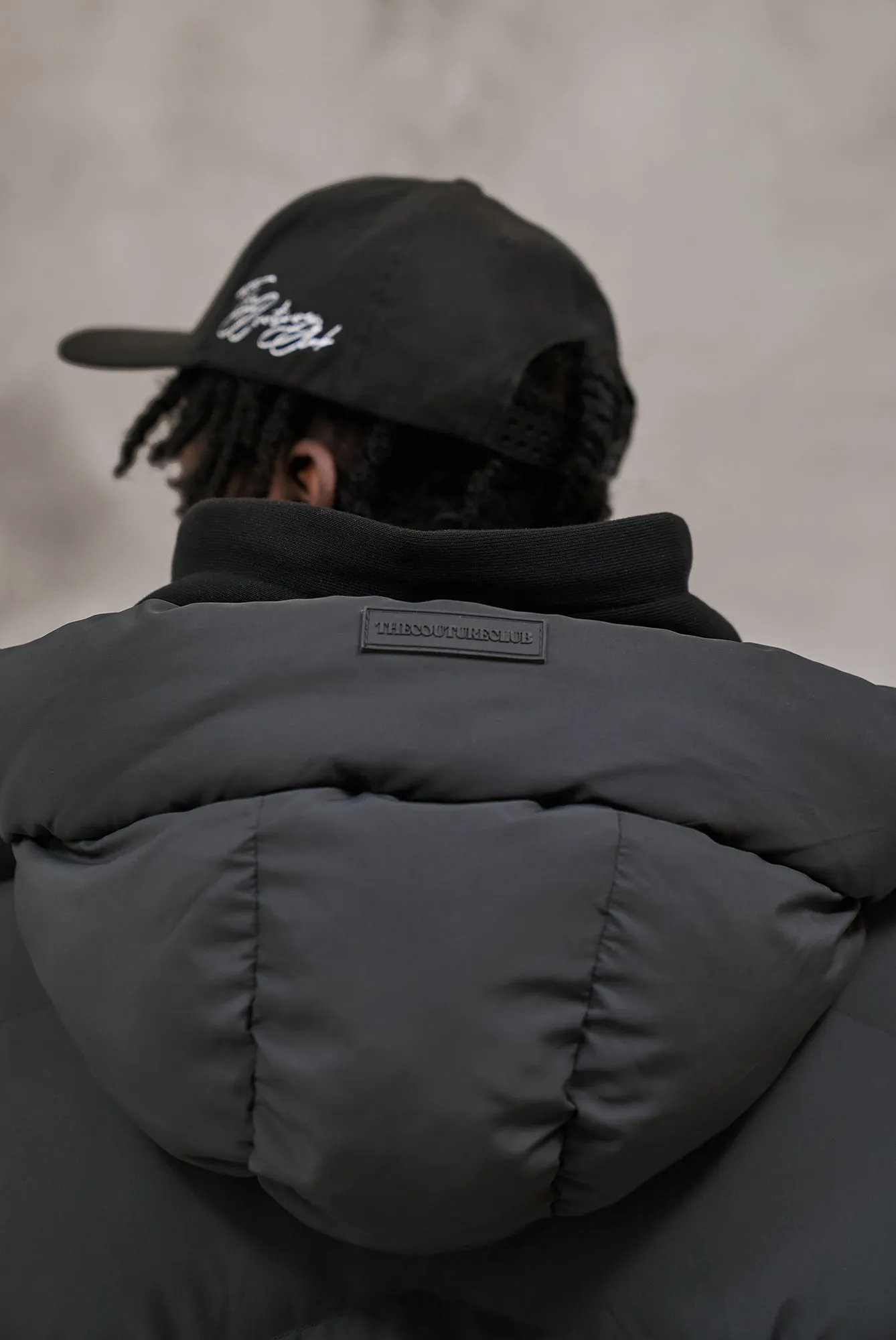 PUFFER COAT - BLACK