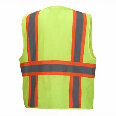 Pyramex Type R - Class 2 Hi-Vis Lime Safety Vest