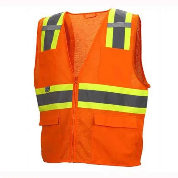 Pyramex Type R - Class 2 Hi-Vis Lime Safety Vest