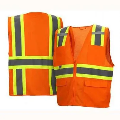 Pyramex Type R - Class 2 Hi-Vis Lime Safety Vest