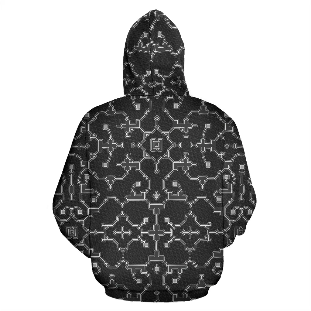 Shipibo Conibo - Black | Hoodie | Mandalazed