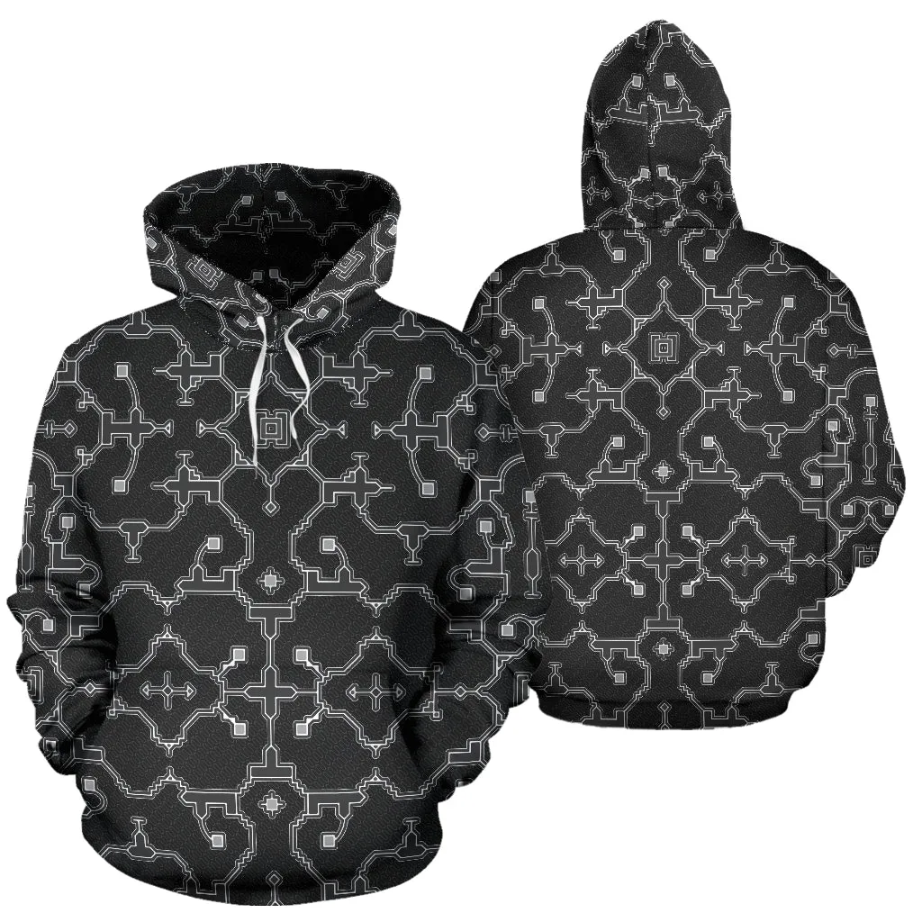 Shipibo Conibo - Black | Hoodie | Mandalazed