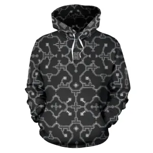 Shipibo Conibo - Black | Hoodie | Mandalazed