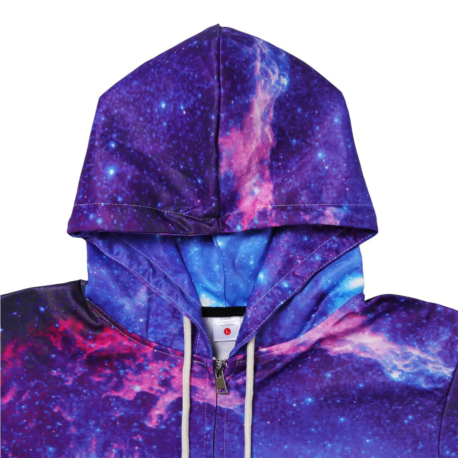 Space Galaxy Zip Up Sweatshirt