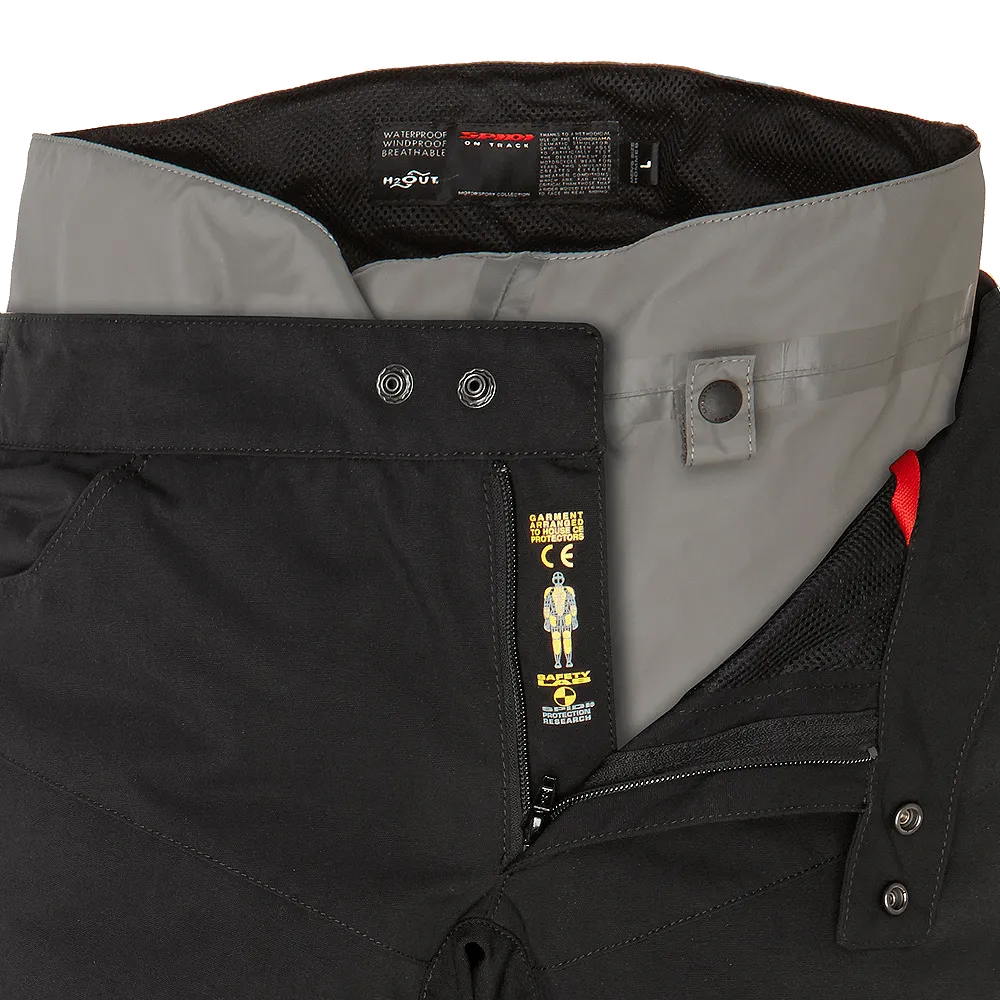 Spidi Thunder H2Out Waterproof Trousers (Regular) - Black