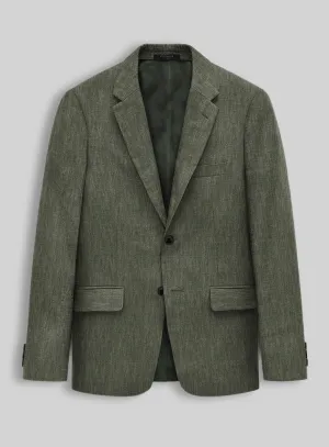 Stylbiella Spring Dew Green Linen Jacket