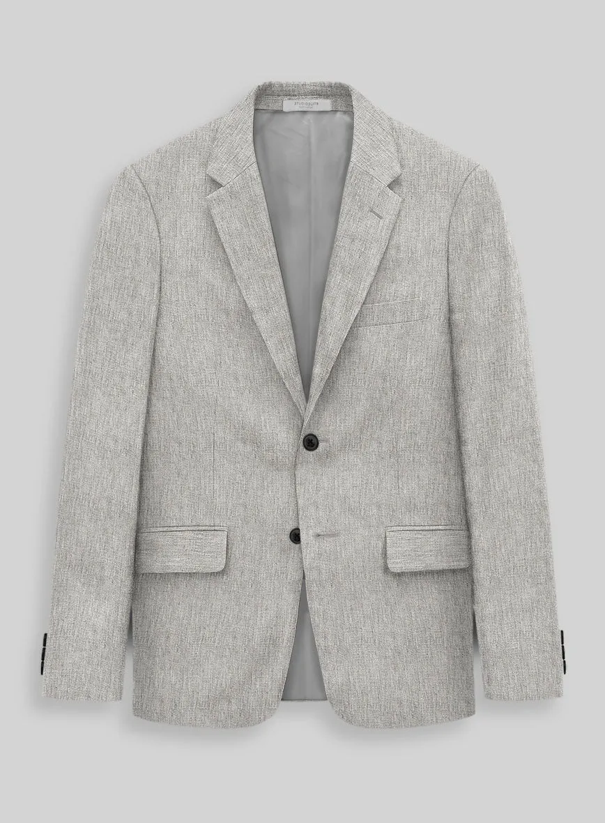 Stylbiella Spring Gray Linen Jacket