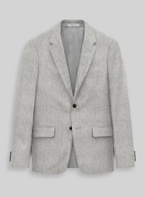 Stylbiella Spring Gray Linen Jacket