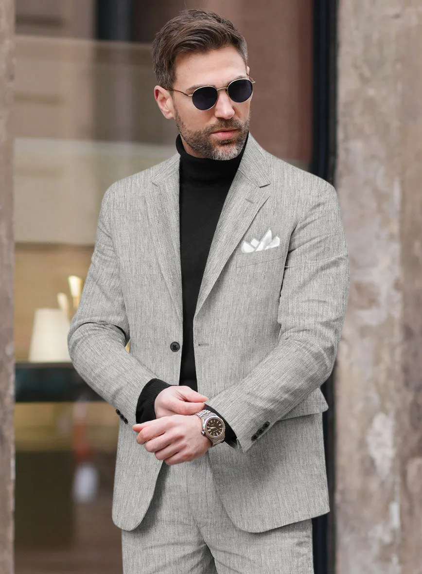 Stylbiella Spring Gray Linen Jacket