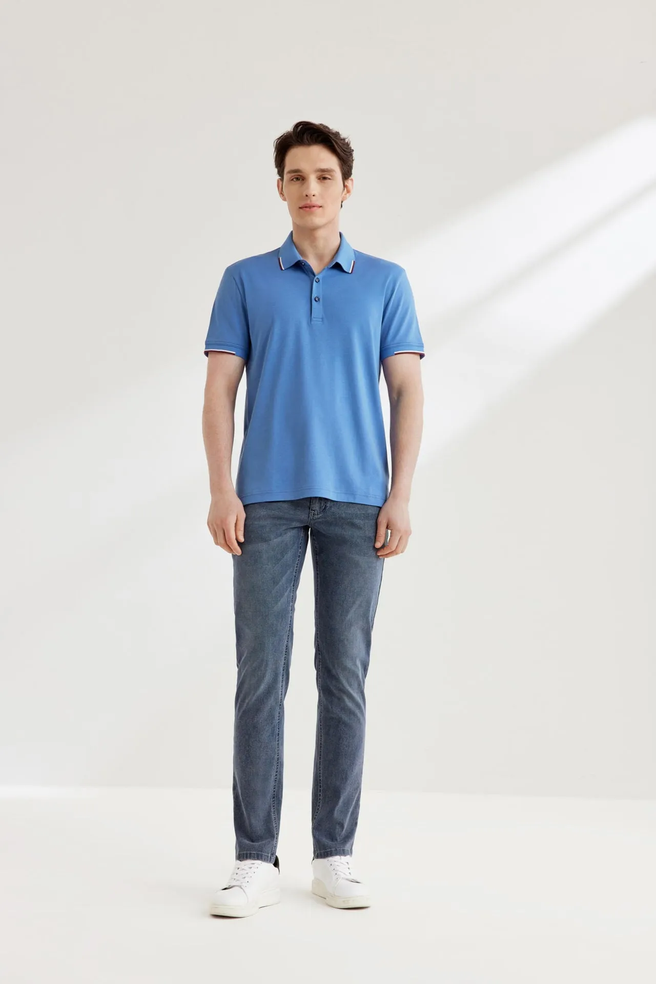 Tipping Collar Soft Cotton Polo