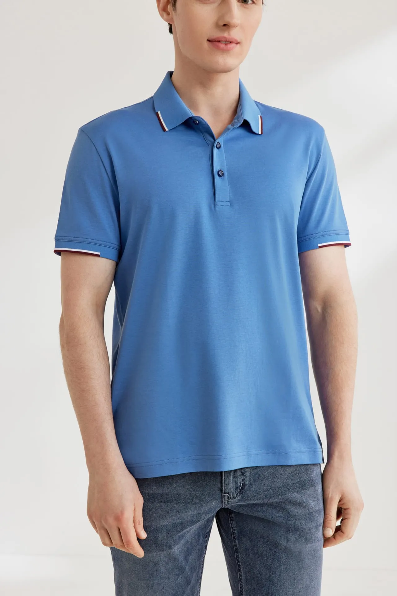 Tipping Collar Soft Cotton Polo