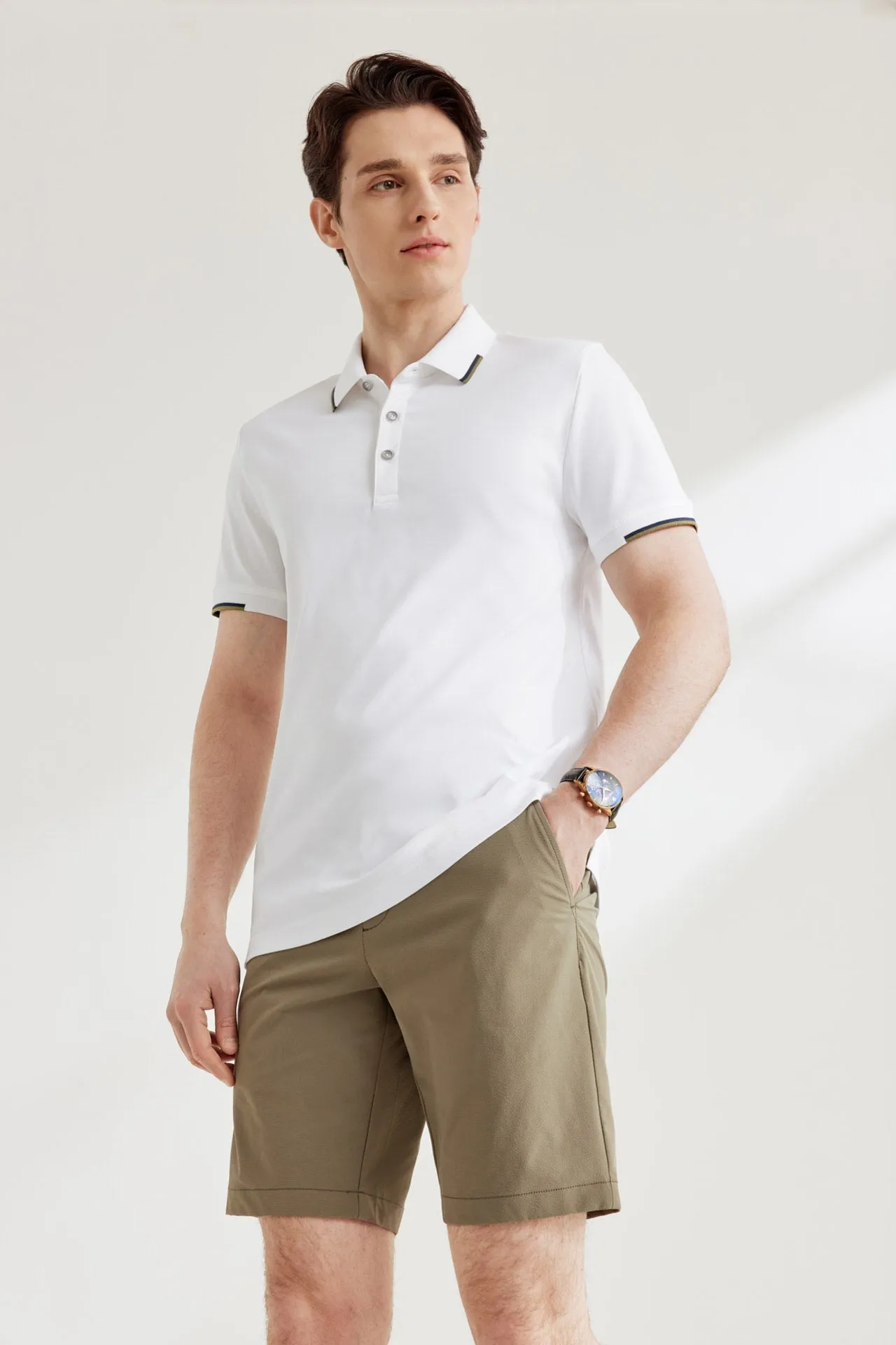 Tipping Collar Soft Cotton Polo