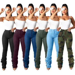 Trendy Cool Cowboy Women's Popular Denim Trousers