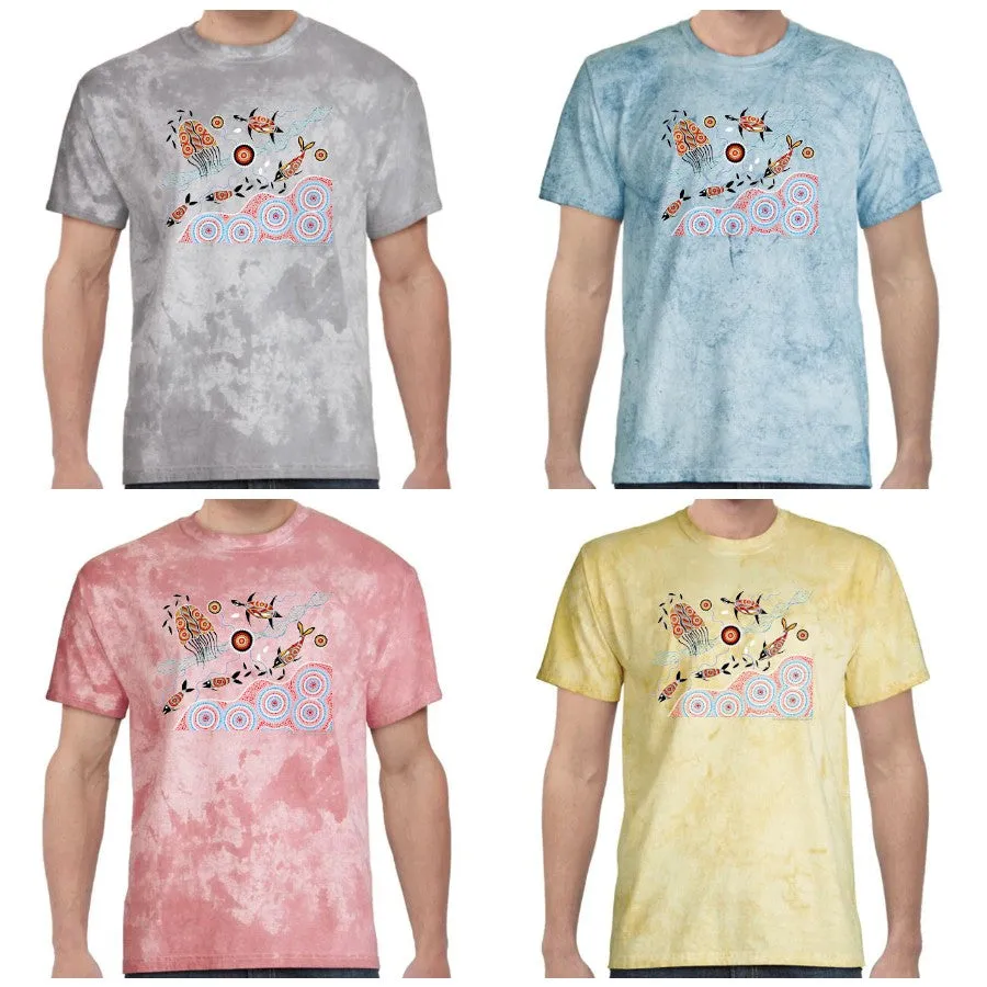 Water Dreaming Colour Blast T-Shirt by Wayne Thomas Maynard (Various Colours)