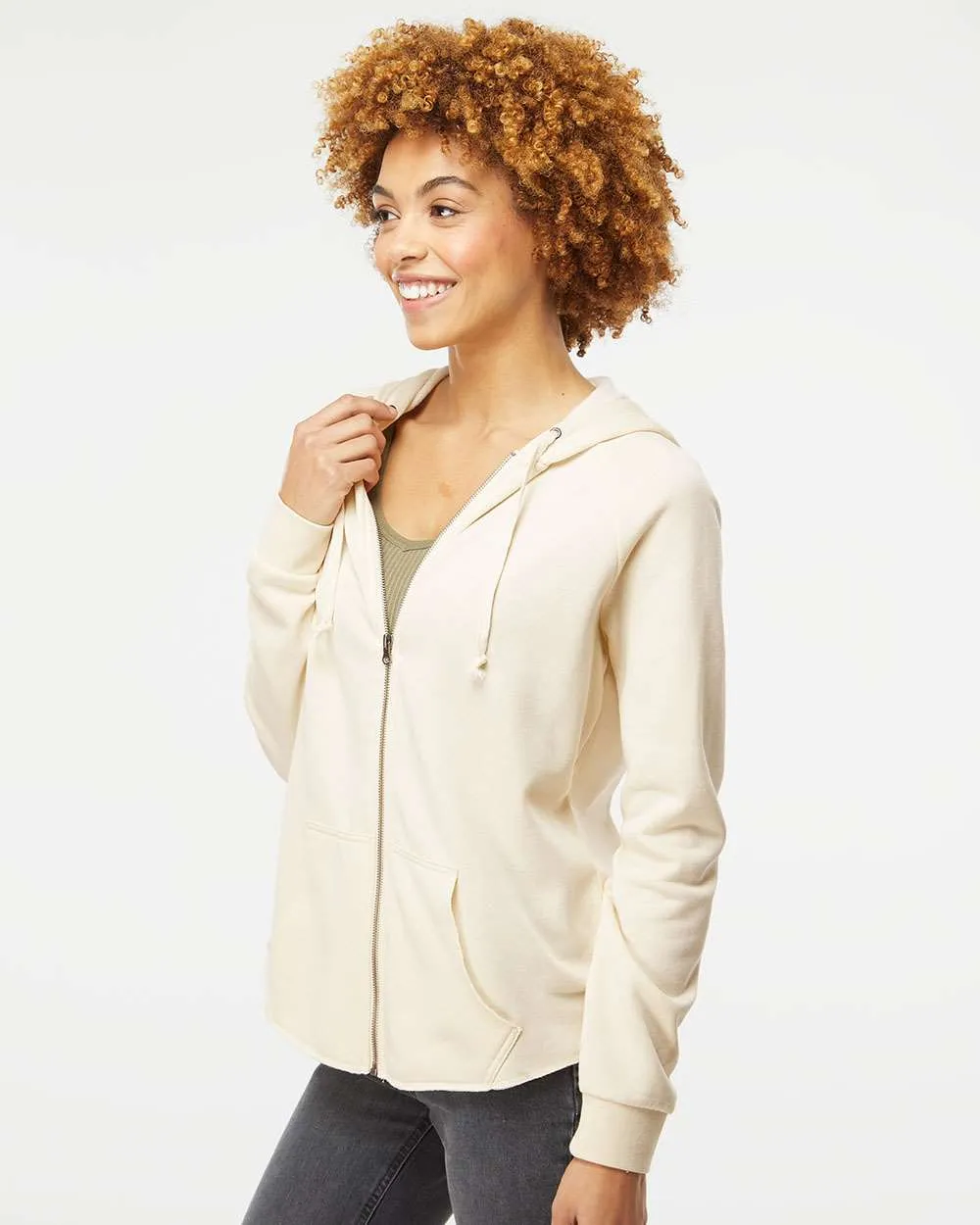 Women's California Wave Wash Full-Zip Hooded Sweatshirt