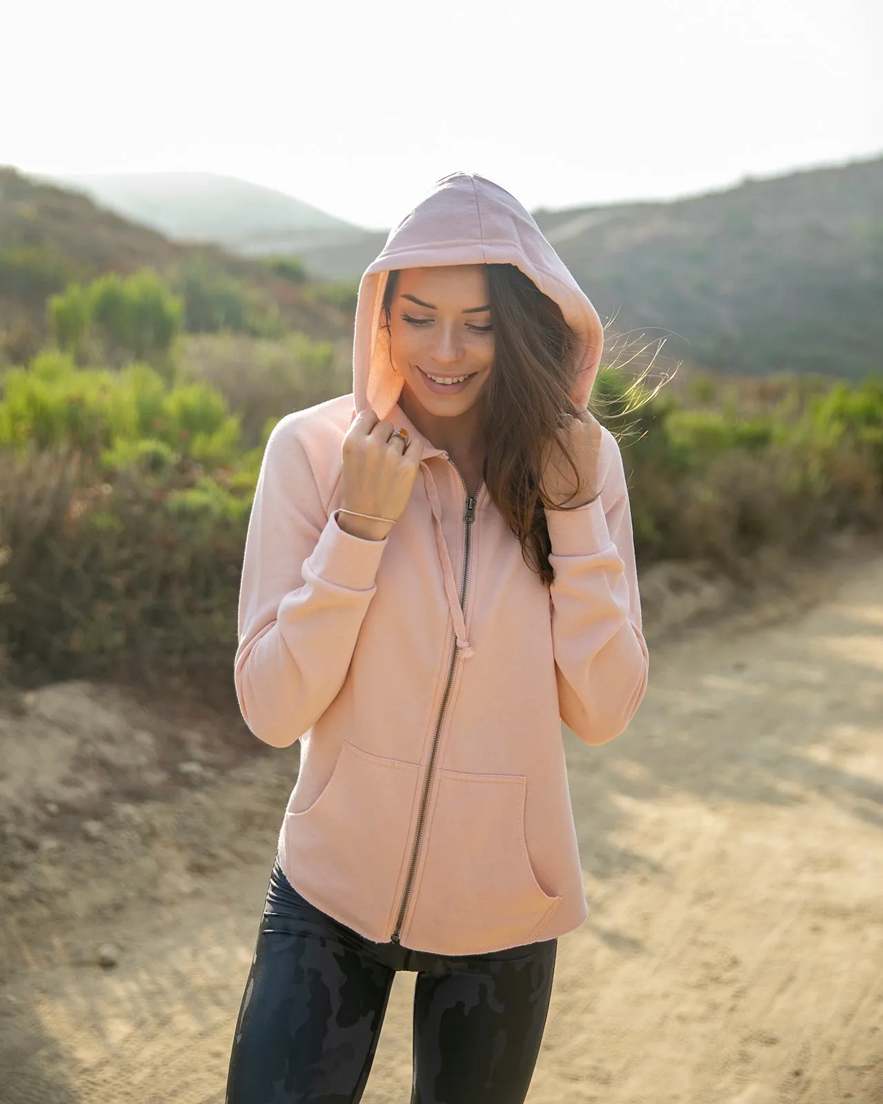 Women's California Wave Wash Full-Zip Hooded Sweatshirt