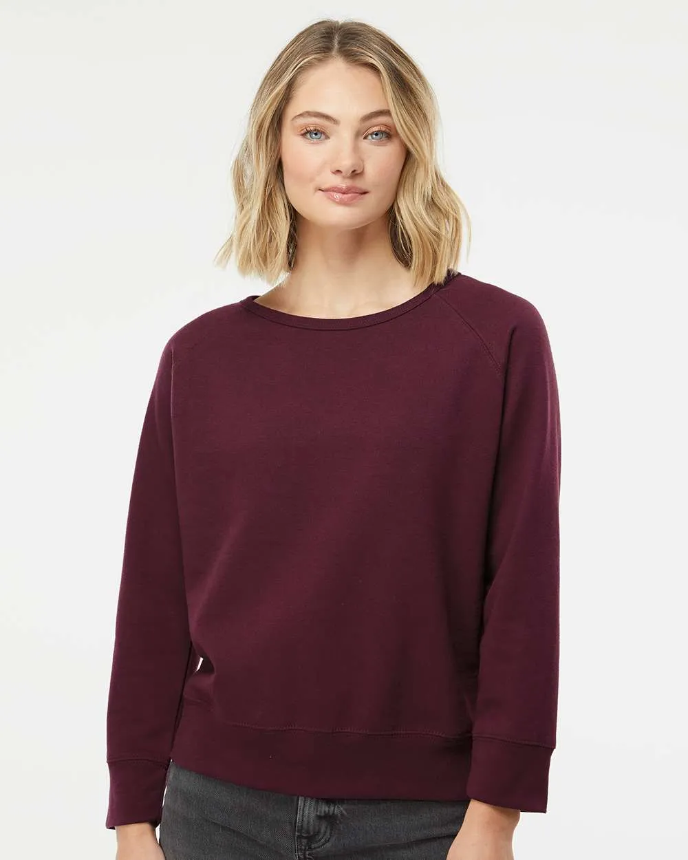 Women's Lightweight Capped Neck Crew